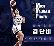 김단비, 여자농구 4R MVP..4년 만에 수상