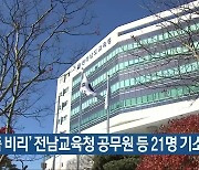 '납품 비리' 전남교육청 공무원 등 21명 기소