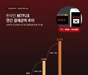 한국인 작년 넷플릭스에 5173억 긁었다..1년새 두 배 늘어