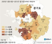 [그래픽] 경기도 시군구별 매매 최고가 면적 개수 현황