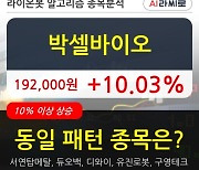 박셀바이오, 장시작 후 꾸준히 올라 +10.03%.. 이 시각 거래량 55만5056주
