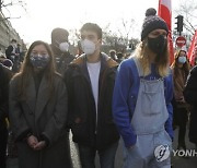 Virus Outbreak France Student Protest