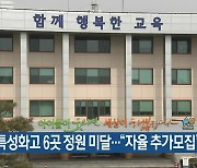 충북 특성화고 6곳 정원 미달.."자율 추가모집"