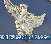 '사건 관계인에 금품 요구 혐의' 현직 경찰관 구속