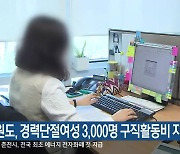 강원도, 경력단절여성 3,000명 구직활동비 지원
