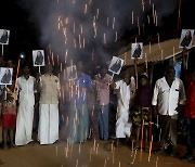 해리스 부통령 취임에 인도 남부 마을서 축제가.."우리 마을에 뿌리, 자랑스러워"