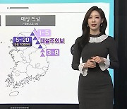 [날씨클릭] 주말 흐리고 남부 비..강원산지 대설주의보