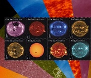 NASA 다양한 태양 활동 담은 '태양 과학 우표' 발행한다