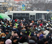 "나발니 석방" 러 반정부시위 전국 확산..수백 명 체포(종합)