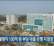 신용불량자 100억 원 부당 대출 은행 지점장 징역형