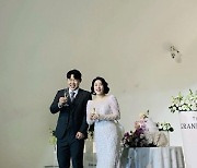 '윤승열♥' 김영희 "결혼식 꿈같이 지나가..나보다 더 울던 동료들에 먹먹"