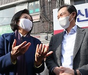 박영선·우상호 "文대통령님 생신 축하"..'친문구애'로 경선 시동