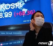 코스피지수 '사상 첫 3200선 돌파'