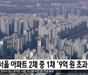서울 아파트 2채 중 1채 '9억 원 초과'