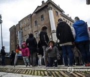 ITALY NOMAD CAMPS RESIDENTS PROTEST