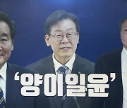 이재명, 대선 여론조사 1위..이낙연·윤석열 '주춤'