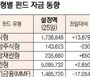 [표]유형별 펀드 자금 동향(1월 25일)