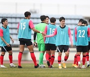 올림픽 대표팀 연습경기 2연승..성남에 4-0 승리