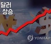 원/달러 환율 5.8원 상승 마감..위험 선호 위축