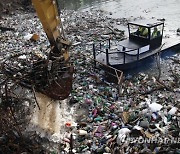 APTOPIX Serbia Balkans Waste Lake