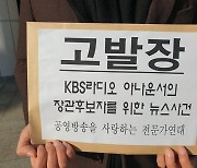 KBS 노동조합, '여당 편파방송' 의혹 아나운서 검찰 고발