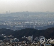 미세먼지 보통에도 서울서 인천 송도 보여