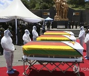 APTOPIX Virus Outbreak Zimbabwe High Profile Burials