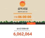 이베이, '설빅세일' 3일 만에 600만개 판매..전년比 33%