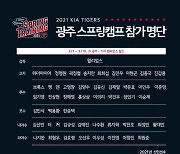 KIA, 신인 투수 4명 눈도장 받았다---1군 스프링캠프에 합류