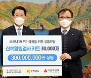 SD바이오센서, 코로나 진단키트 3만개 전남도에 기부