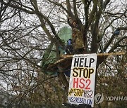 BRITAIN HS2 PROTEST