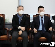 정견발표회 참석한 김진애·최강욱·정봉주