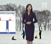 [날씨] 광주·전남 기온 뚝, 반짝추위..오늘 오전까지 눈