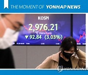 [모멘트] 코스피 3% 급락, 3,000선 무너져