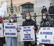 ITALY PANDEMIC CORONAVIRUS COVID19 MEASURES PROTEST