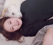 '김원효 ♥' 심진화 "중성화 끝낸 태풍이에 한참 사랑 퍼부어"[SNS★컷]