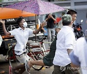 MYANMAR PRO MILITARY PROTEST