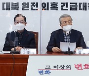 대북 원전 의혹 긴급대책회의 주재하는 김종인