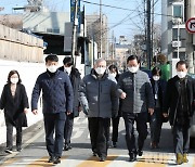 대전 서구, '설맞이, 우리동네 따뜻한 희망 나누기' 행사..가장동 방문