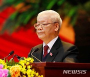 베트남 최고지도자 응우옌 푸 쫑 당서기장 '이례적' 3연임(종합)
