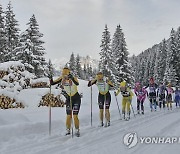 Italy Cross-Country Skiing Marcialonga