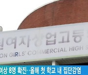 광주 송원여상 8명 확진..올해 첫 학교 내 집단감염