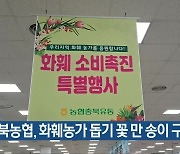 충북농협, 화훼농가 돕기 꽃 만 송이 구매