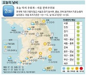 [오늘의 날씨] 2일, 오늘 다시 추워져..서울 한파주의보