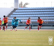 올림픽팀, 연습경기서 대전에 6-1 대승..전훈 연습경기 전승