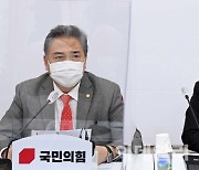 [포토]북한 원전 의혹 전문가 간담회, '발언하는 박진'