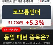 코오롱인더, 전일대비 5.3% 상승.. 최근 주가 상승흐름 유지