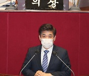 대정부질문하는 김병욱 의원