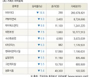 [fnRASSI]장마감, 거래소 하락 종목(이아이디 -14.4% ↓)