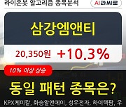 삼강엠앤티, 전일대비 10.3% 상승중.. 외국인 4,952주 순매수